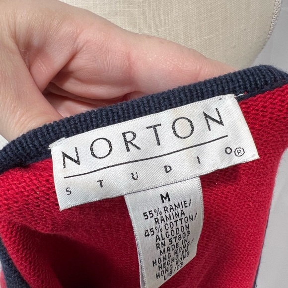 Vtg Norton Studio patriotic sweater - Picture 8 of 9
